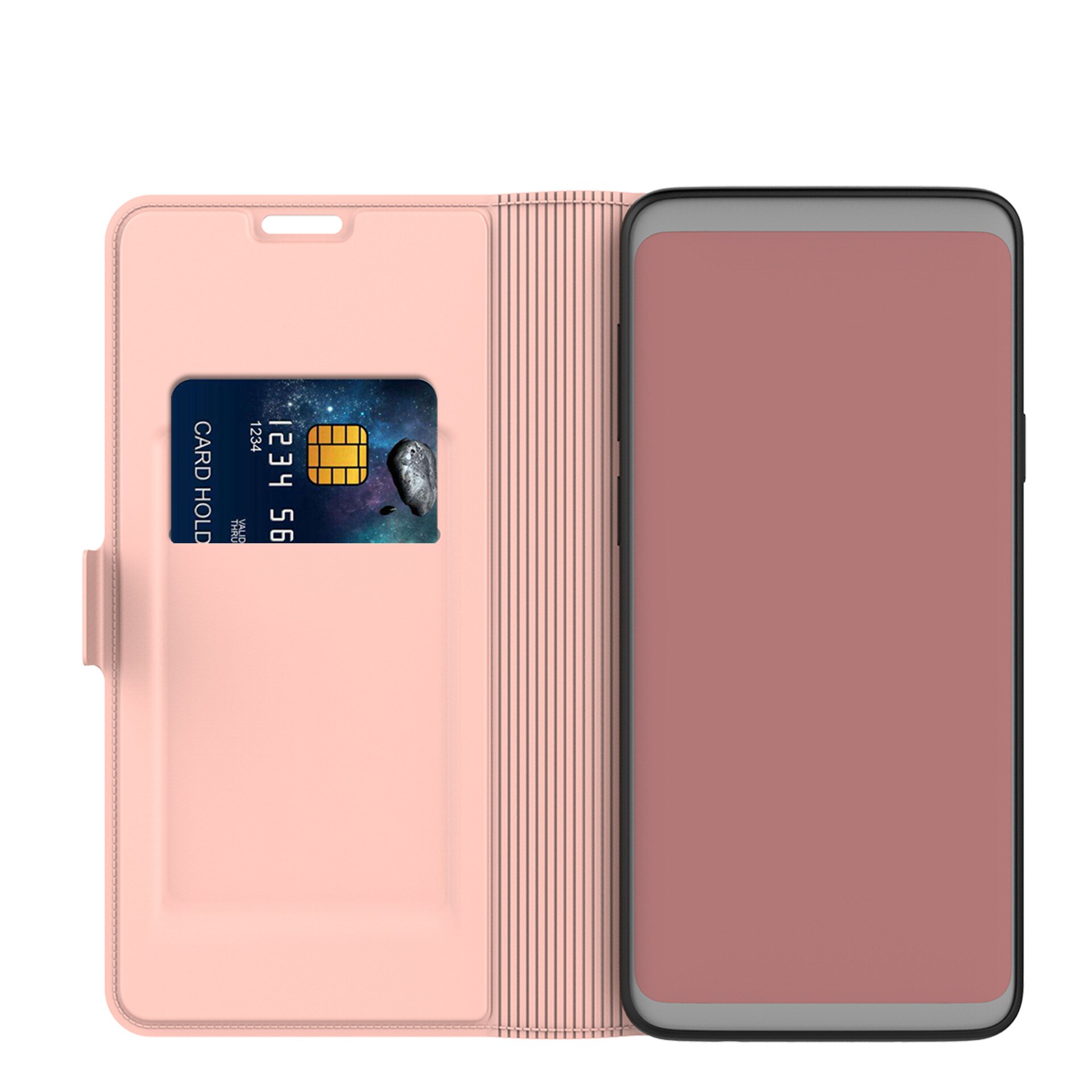 Slim Card Wallet iPhone 13 Pro rosegull