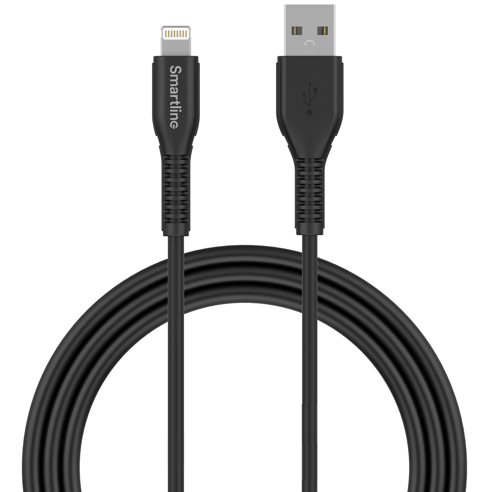 Strong USB Cable Lightning 2m svart