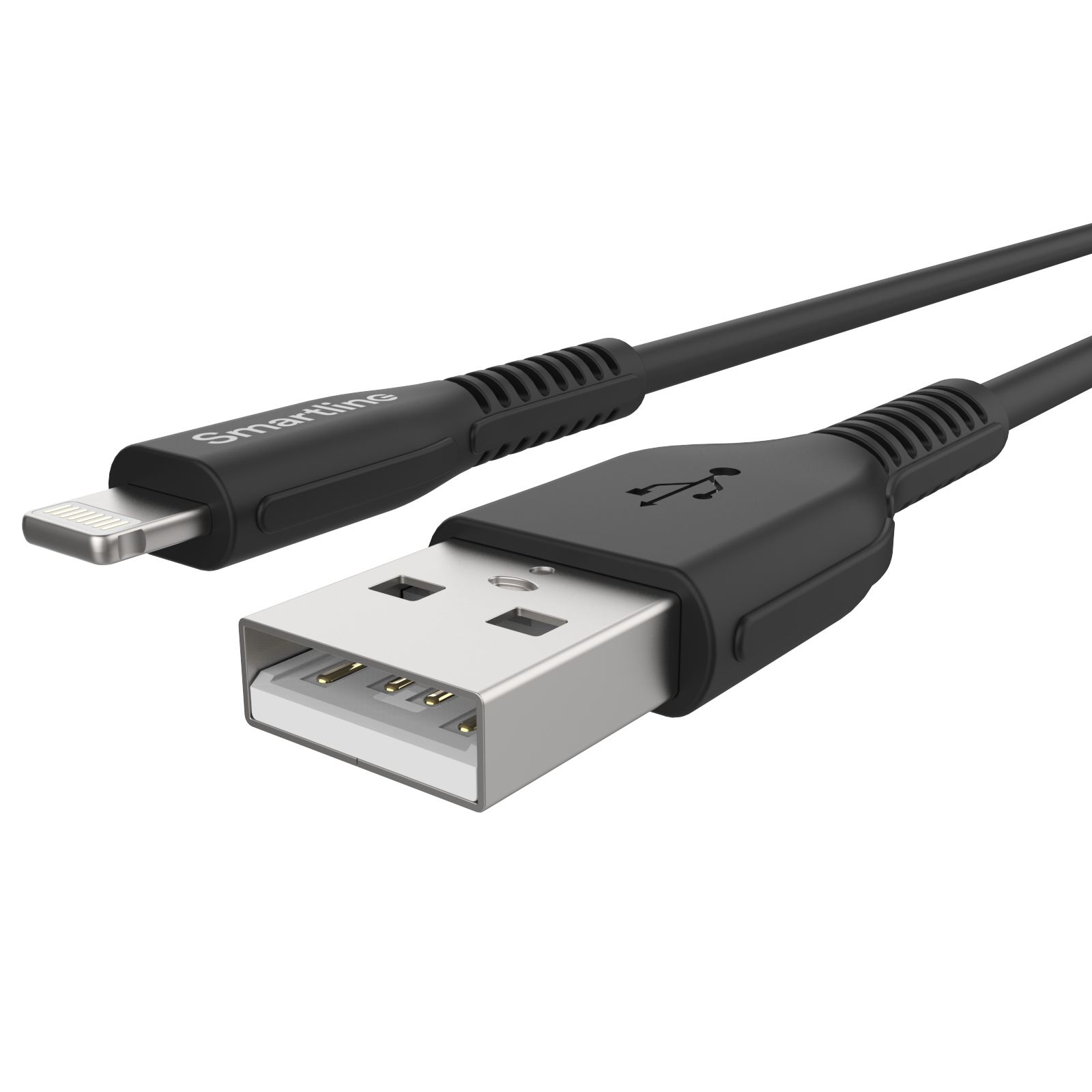 Strong USB Cable Lightning 2m svart