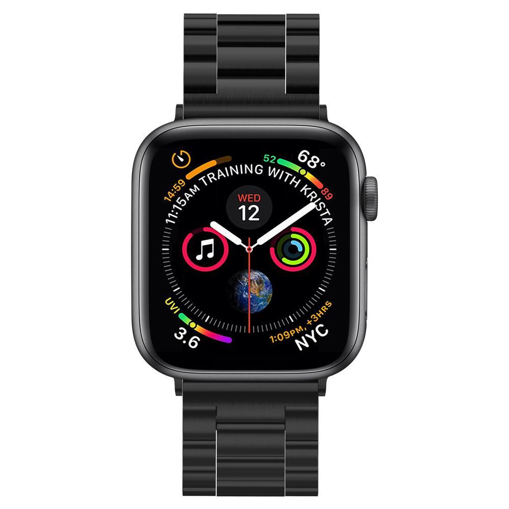 Apple Watch 45mm Series 9 Modern Fit Metal Band Black