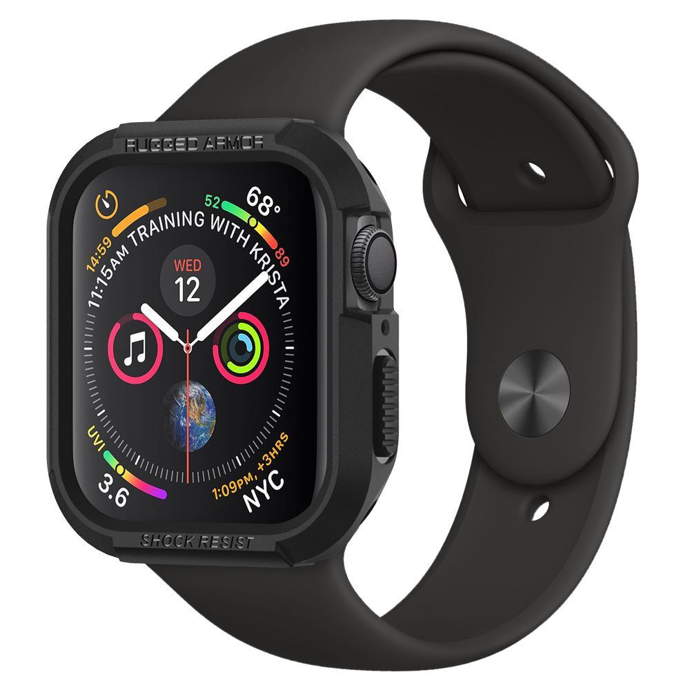 Apple Watch SE 44mm Case Rugged Armor Black