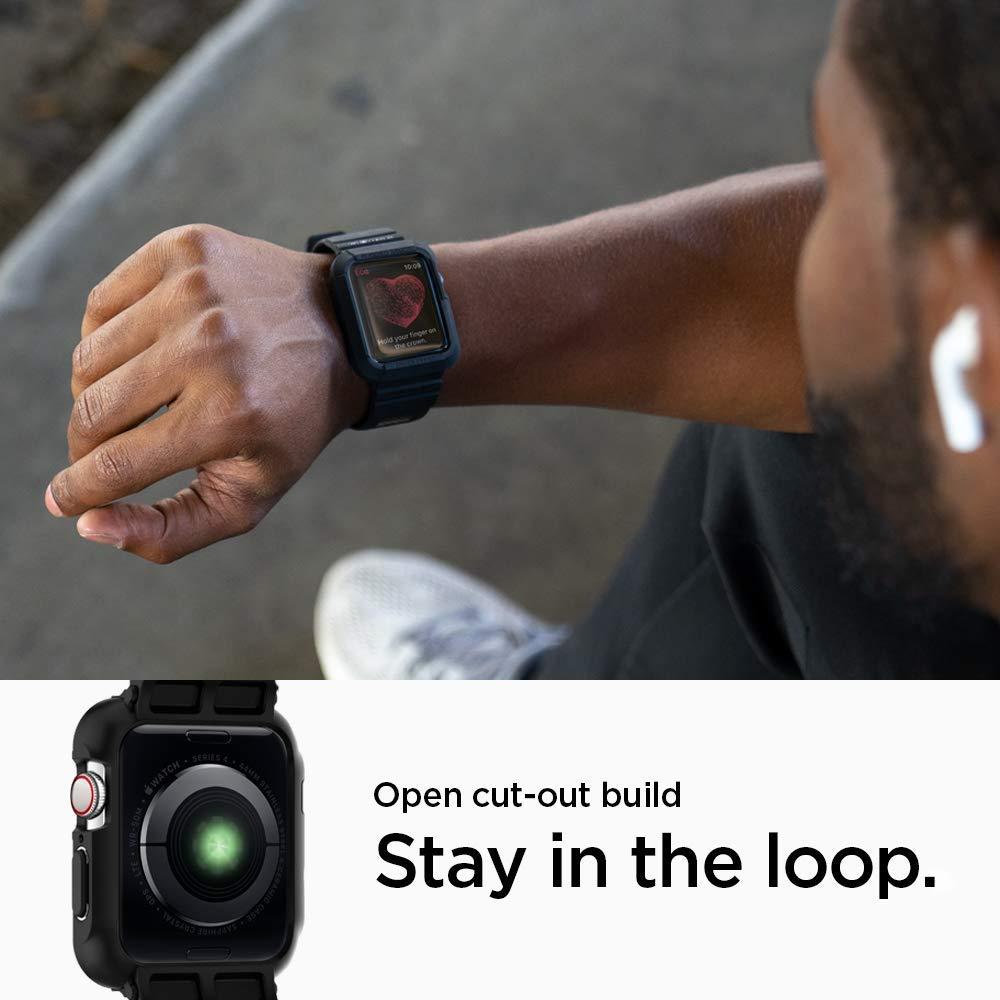 Apple Watch 44/45 mm Case Rugged Armor Pro Black