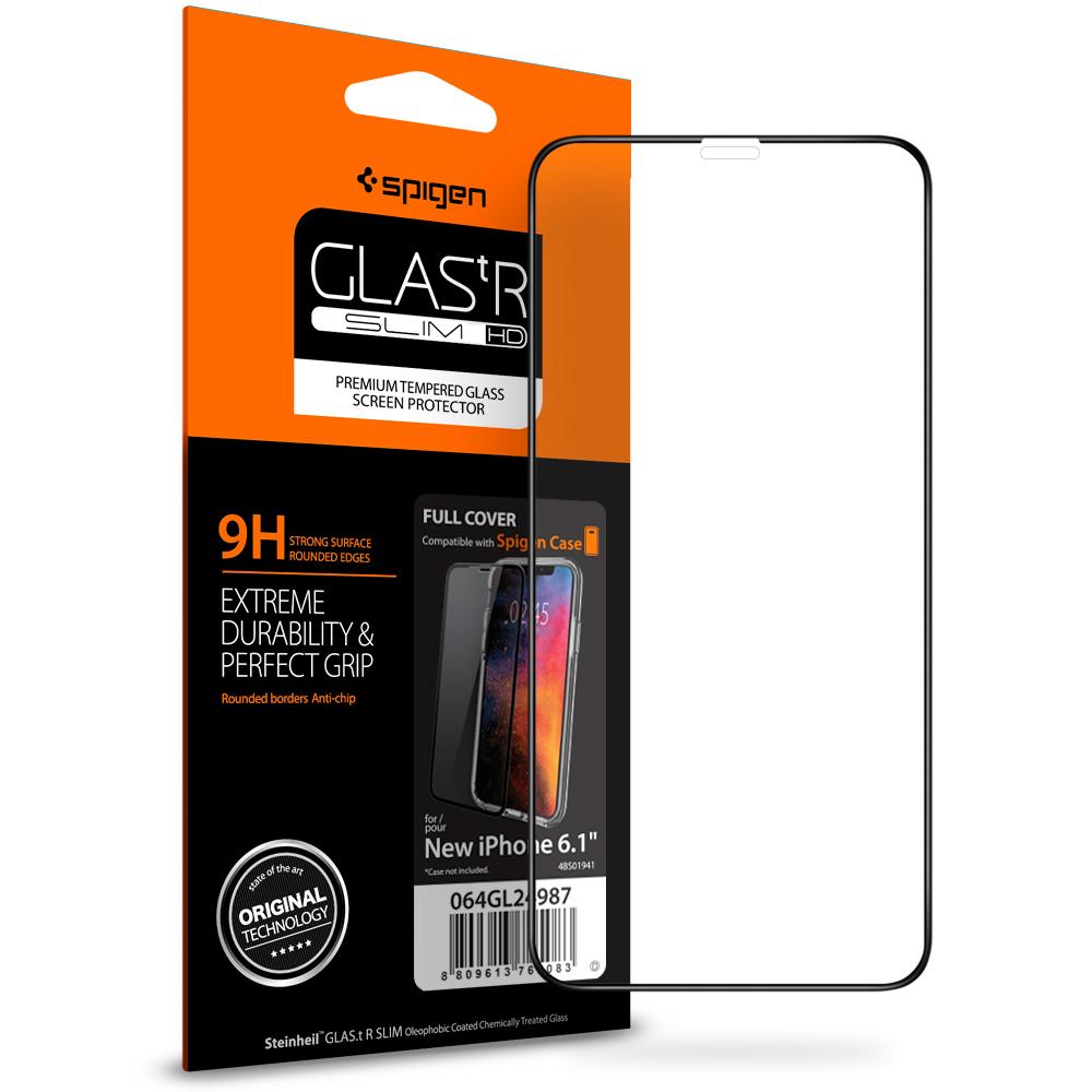 iPhone XR Full Cover Screen Protector GLAS.tR SLIM HD