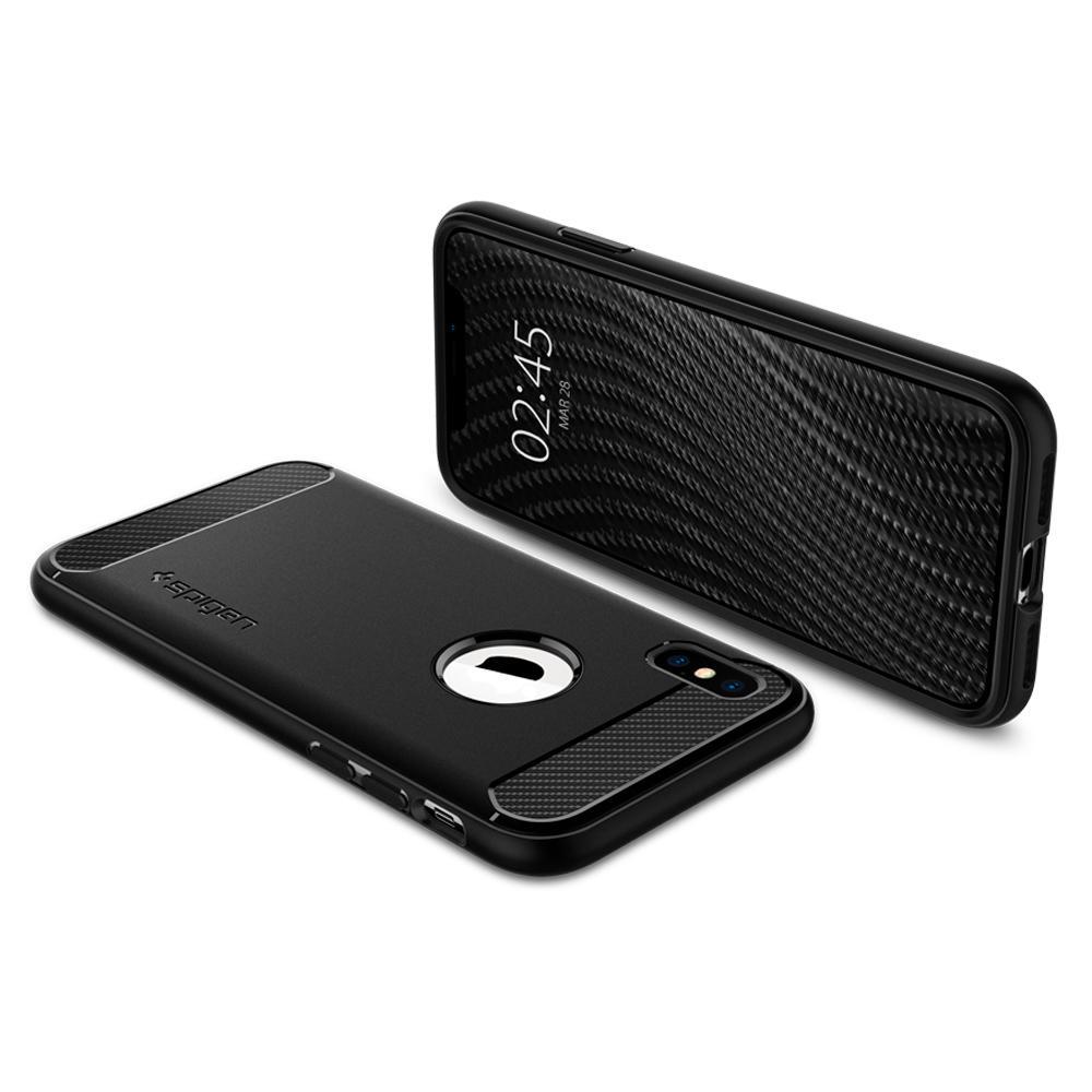 iPhone X/XS Rugged Armor Case Black