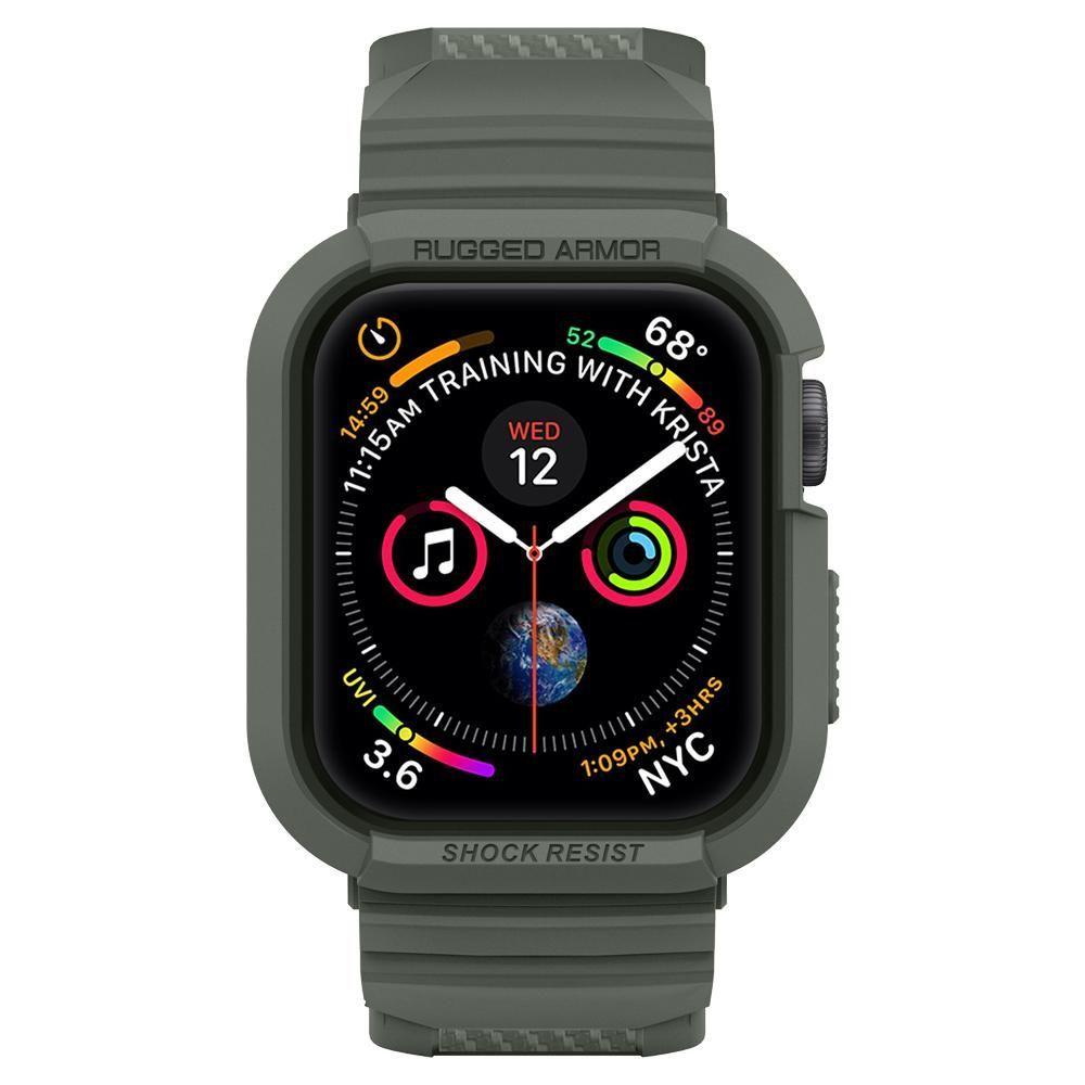 Apple Watch 45mm Series 8 Case Rugged Armor Pro Military Green