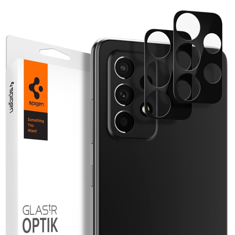 Galaxy A52 Optik Lens Protector Black (2-pack)