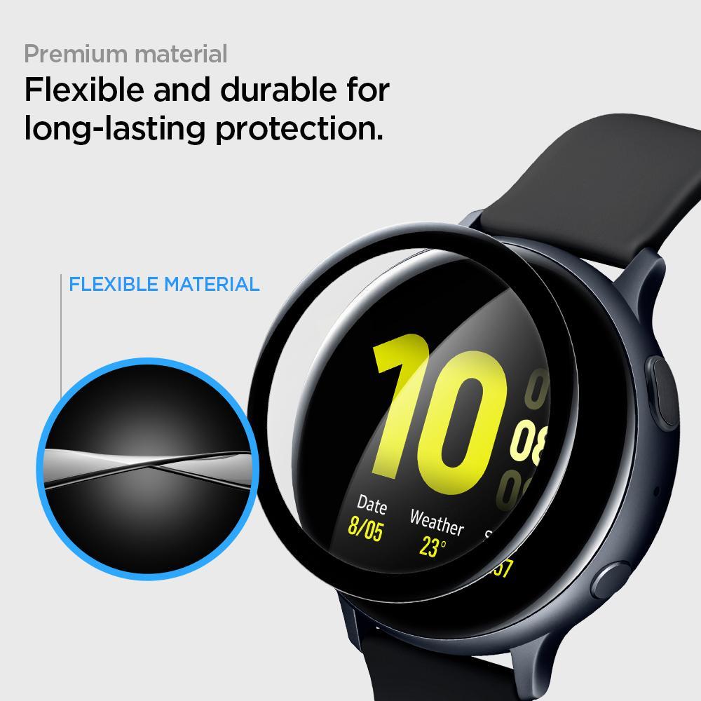 Galaxy Watch Active 2 44mm Screen Protector EZ Fit GLAS.tR (2-pack)