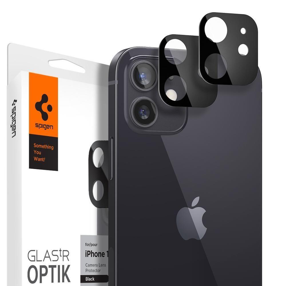 iPhone 12 Mini Optik Lens Protector Black (2-pack)