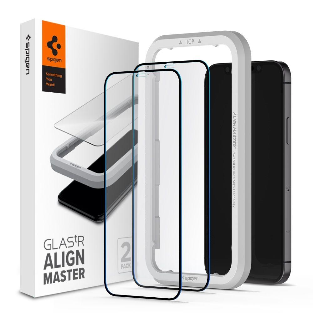 iPhone 12 Pro Max AlignMaster GLAS.tR (2-pack) Black