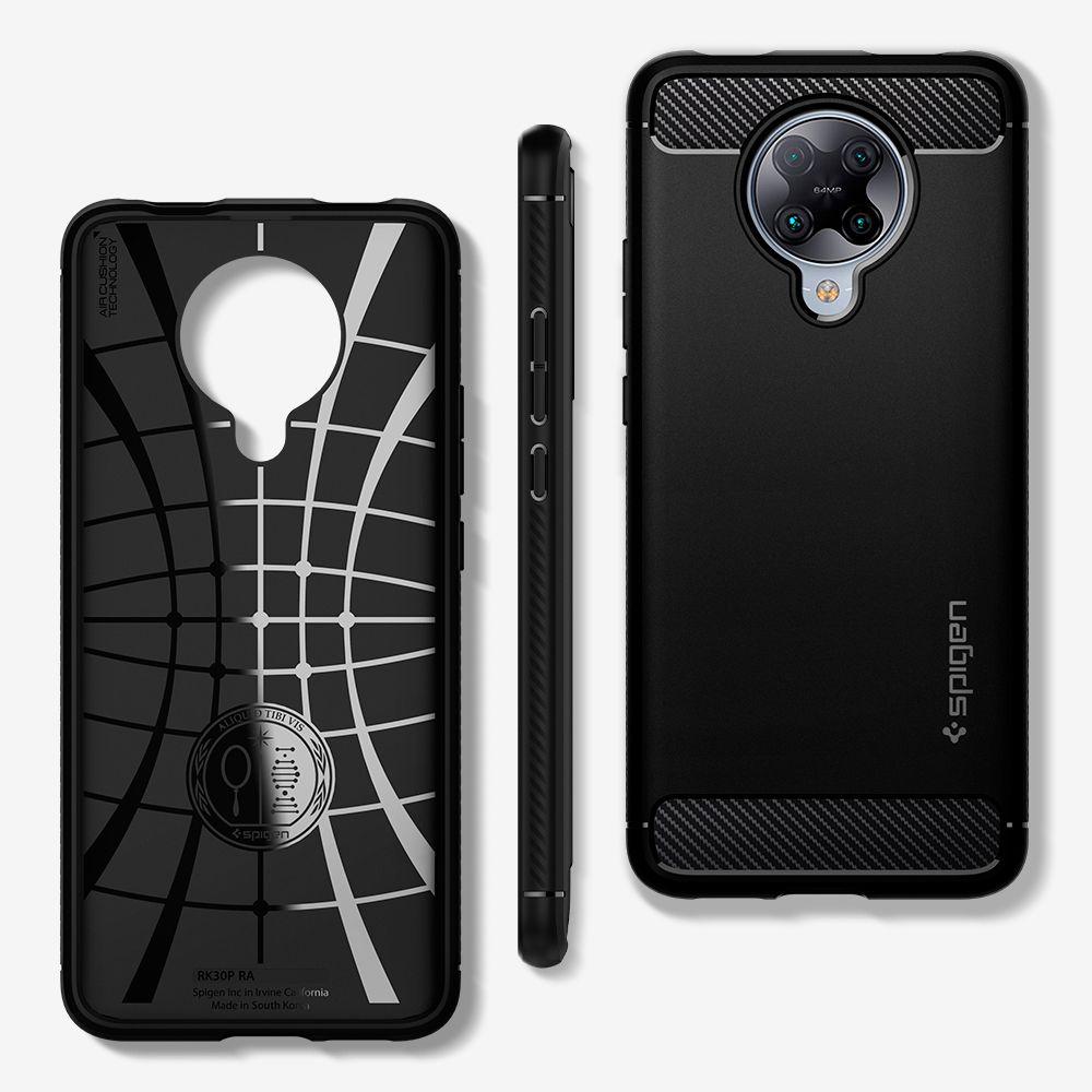 Poco F2 Pro Case Rugged Armor Black