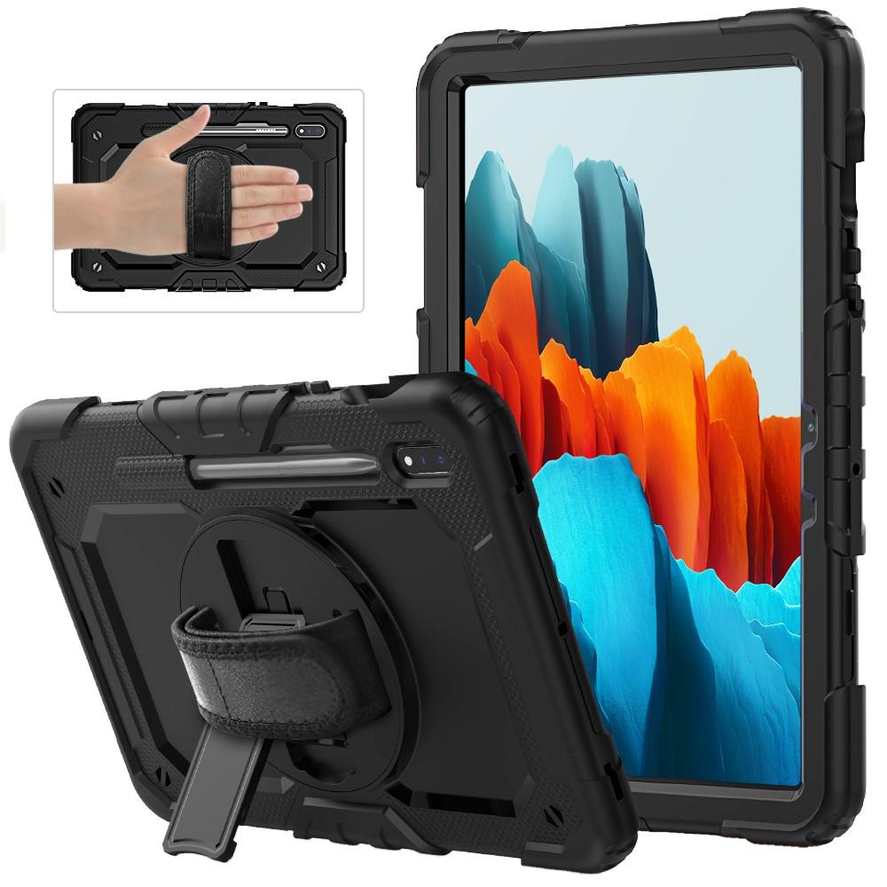 Støtsikker Full Protection Hybriddeksel Samsung Galaxy Tab S7/S8 11.0 svart