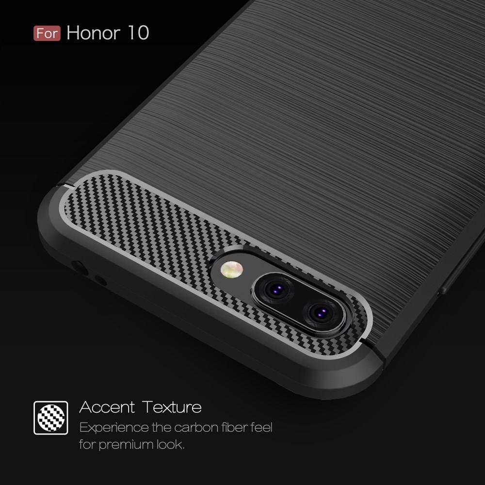 Brushed TPU Deksel Honor 10 black