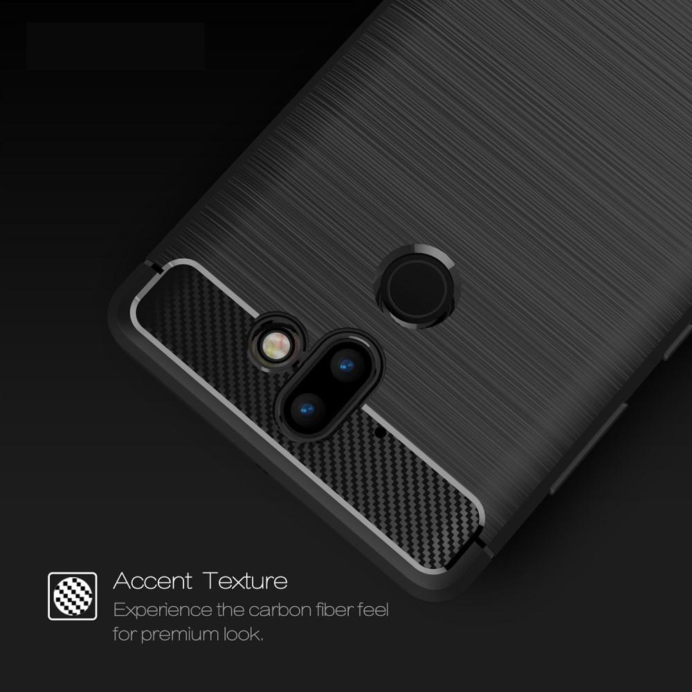 Brushed TPU Deksel Nokia 8 Sirocco black