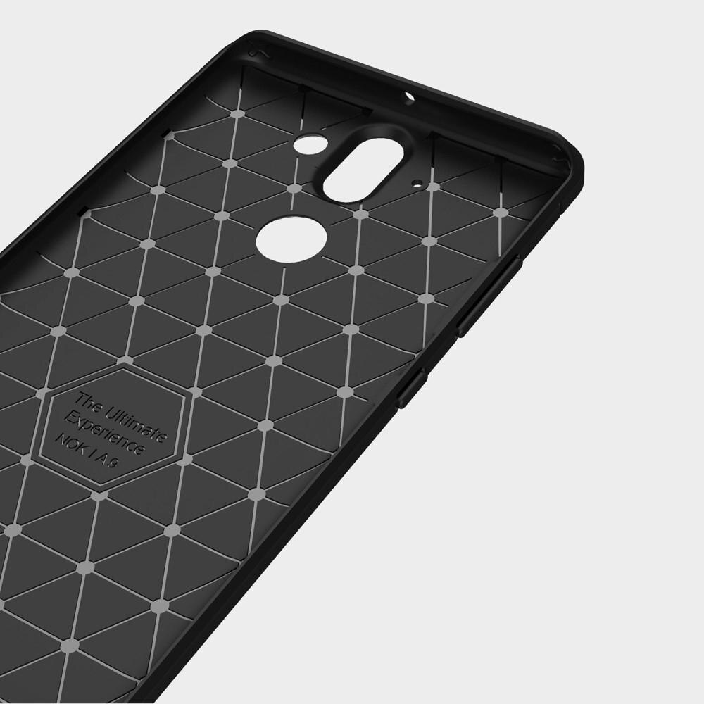 Brushed TPU Deksel Nokia 8 Sirocco black