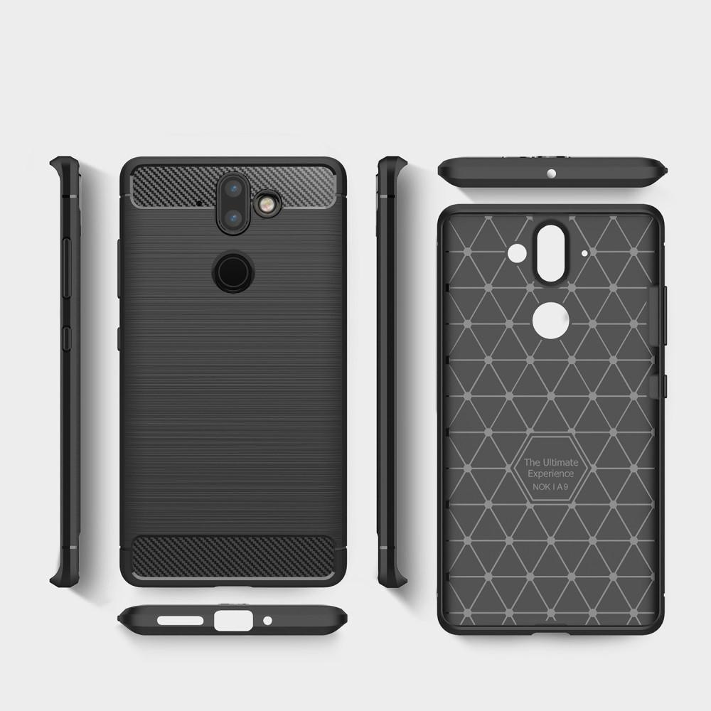 Brushed TPU Deksel Nokia 8 Sirocco black