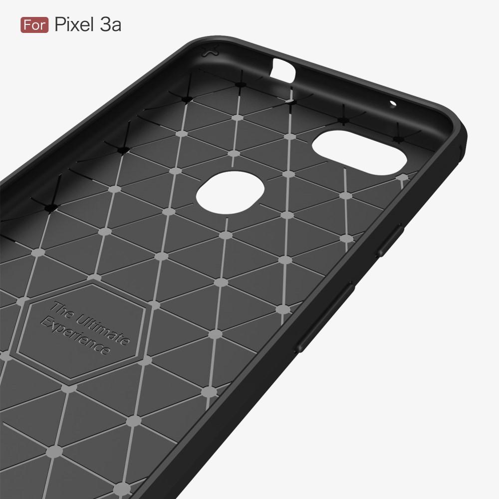 Brushed TPU Deksel Google Pixel 3a Black