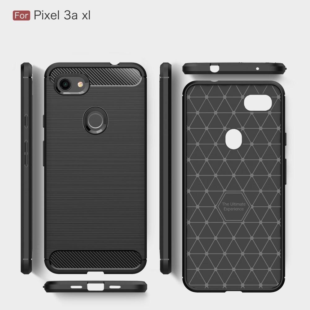 Brushed TPU Deksel Google Pixel 3a XL Black