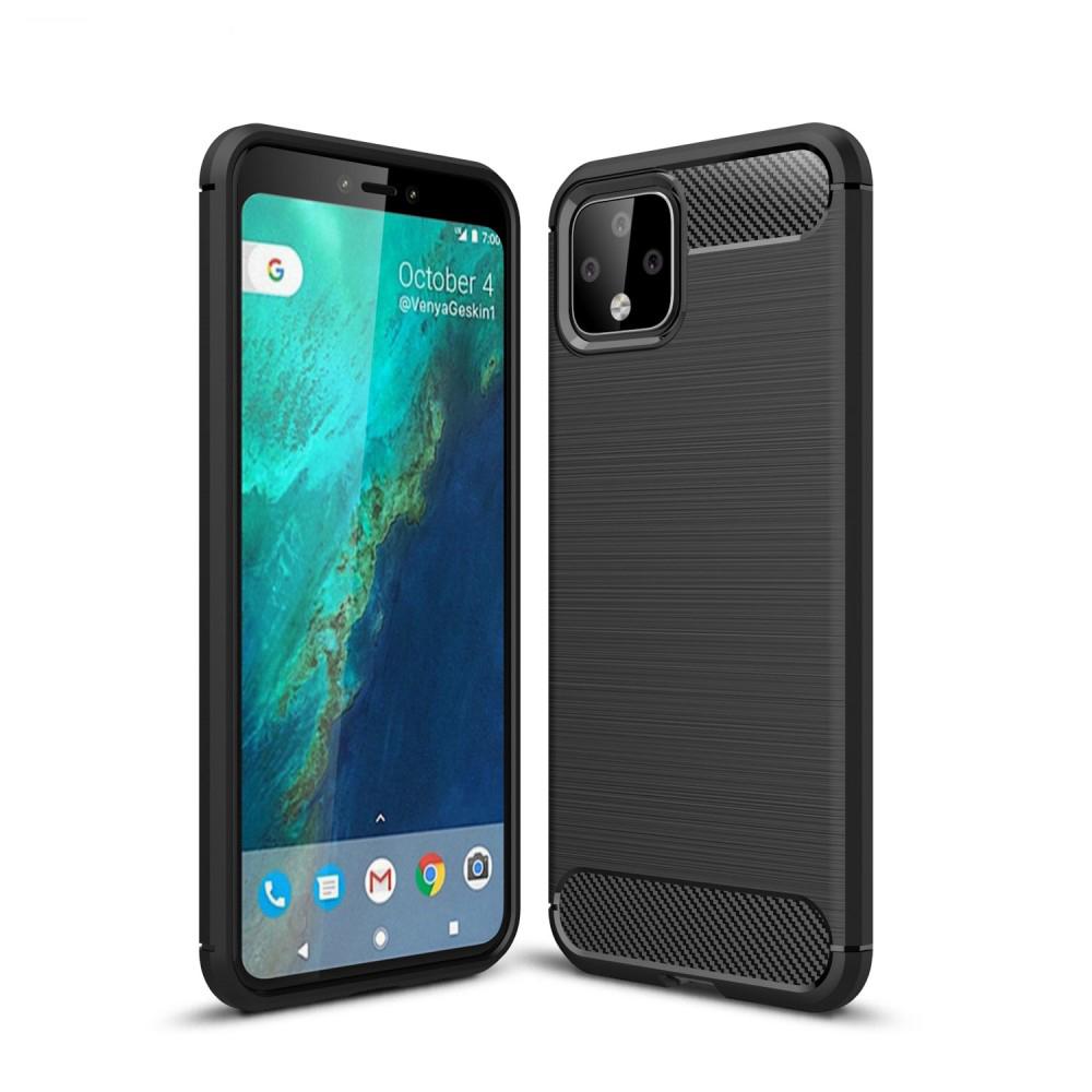 Brushed TPU Deksel Google Pixel 4 Black