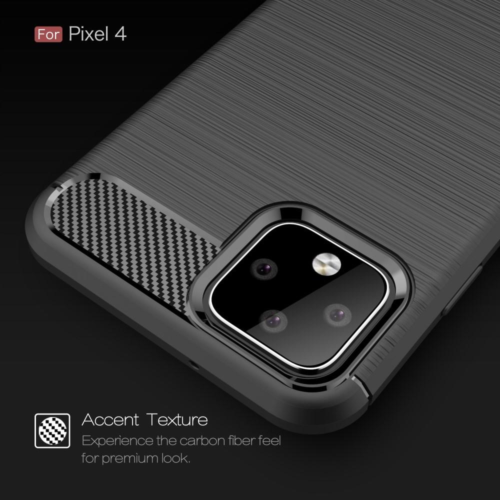 Brushed TPU Deksel Google Pixel 4 Black