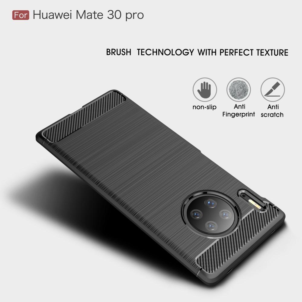 Brushed TPU Deksel Huawei Mate 30 Pro Black