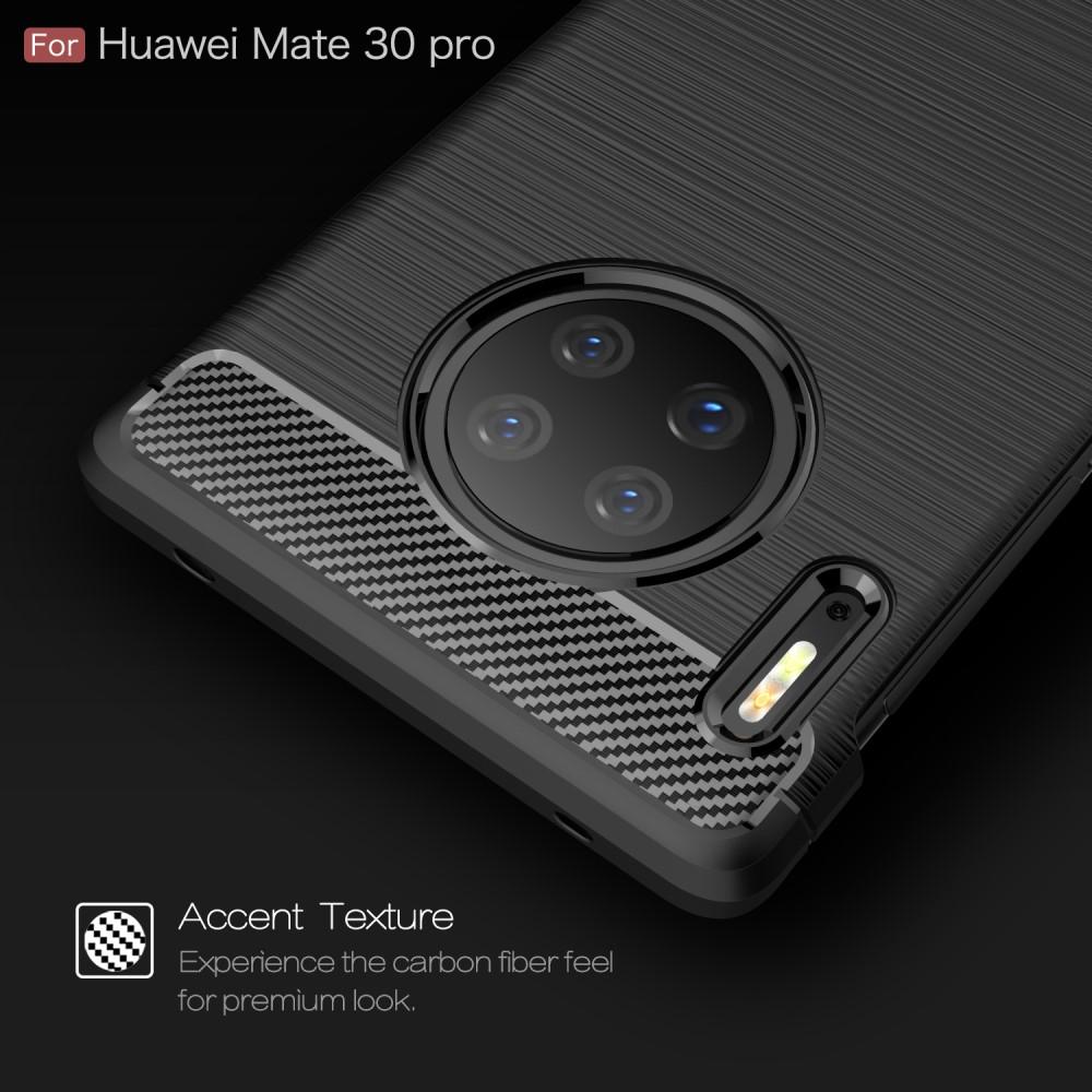 Brushed TPU Deksel Huawei Mate 30 Pro Black