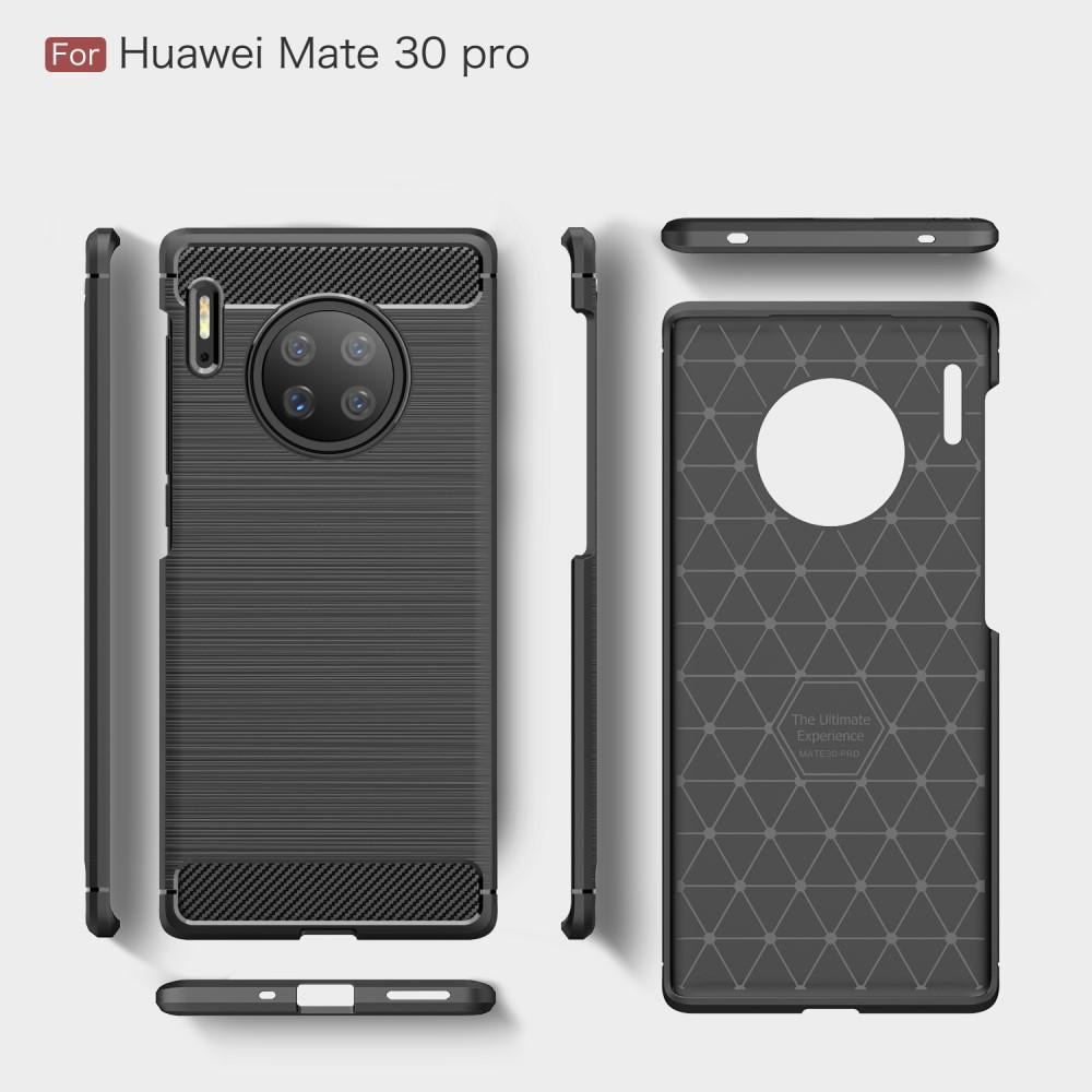 Brushed TPU Deksel Huawei Mate 30 Pro Black