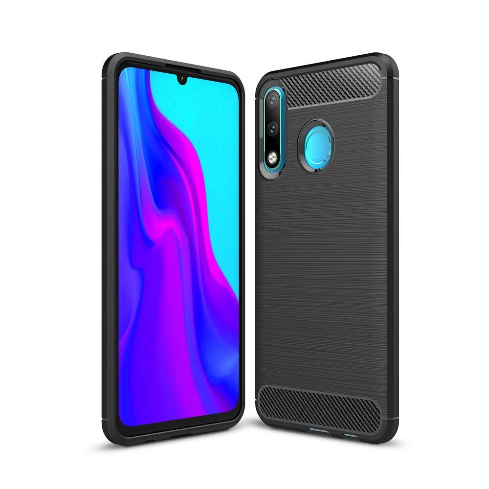 Brushed TPU Deksel Huawei P30 Lite black