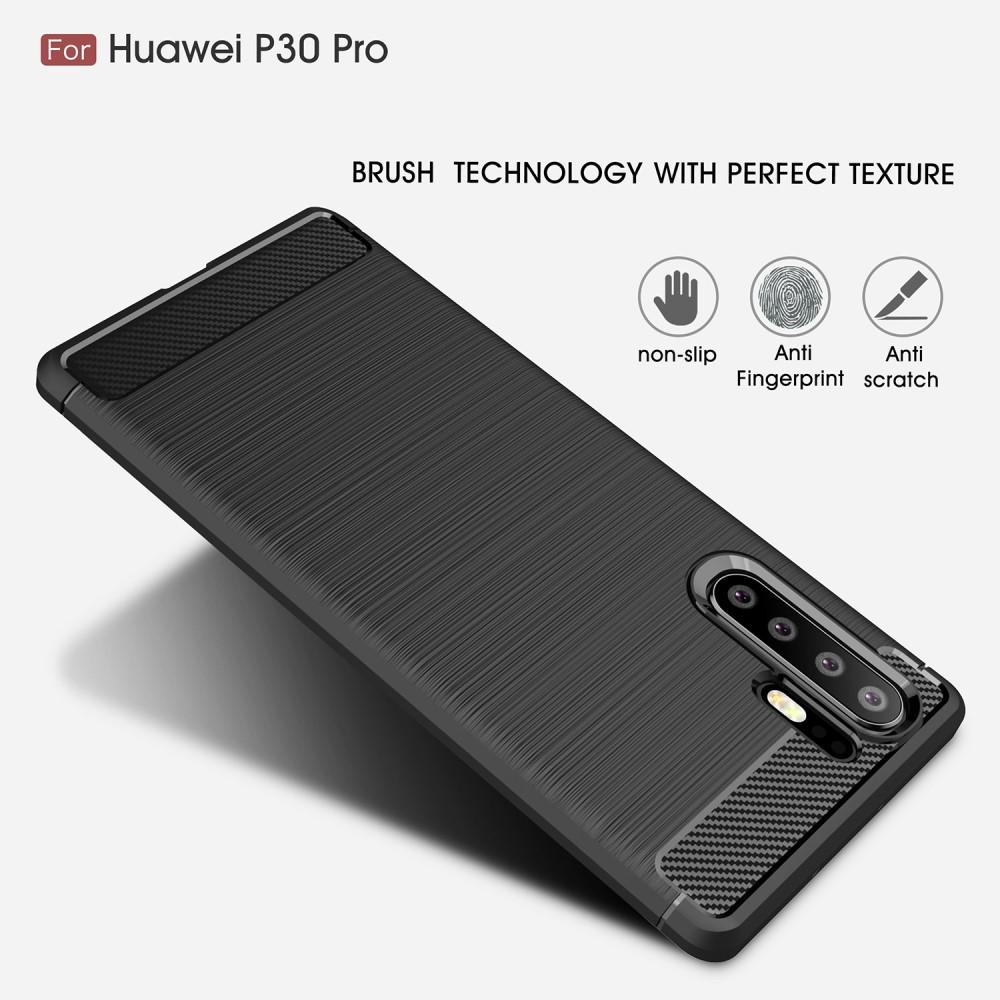 Huawei P30 Pro Deksel TPU Brushed Svart