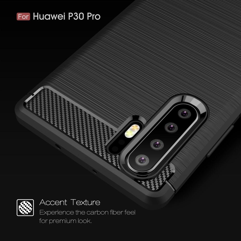 Huawei P30 Pro Deksel TPU Brushed Svart