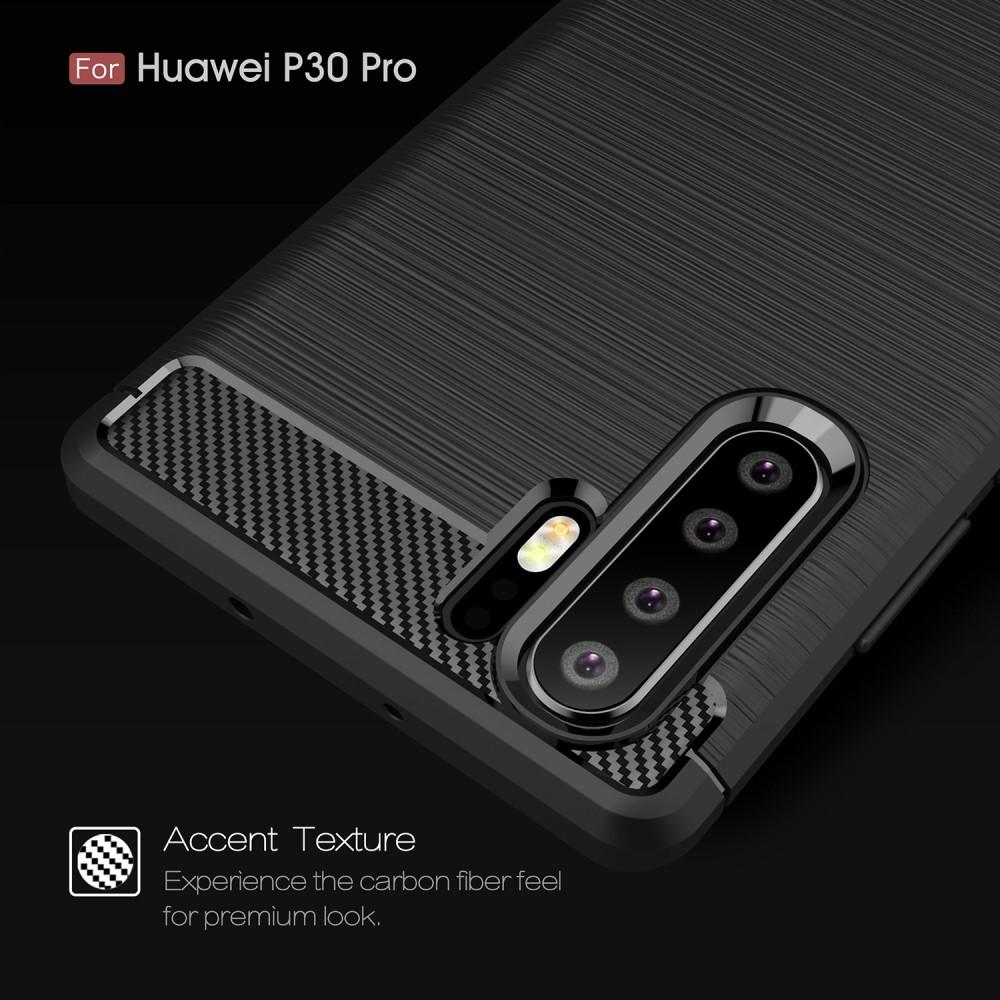 Brushed TPU Deksel Huawei P30 Pro black