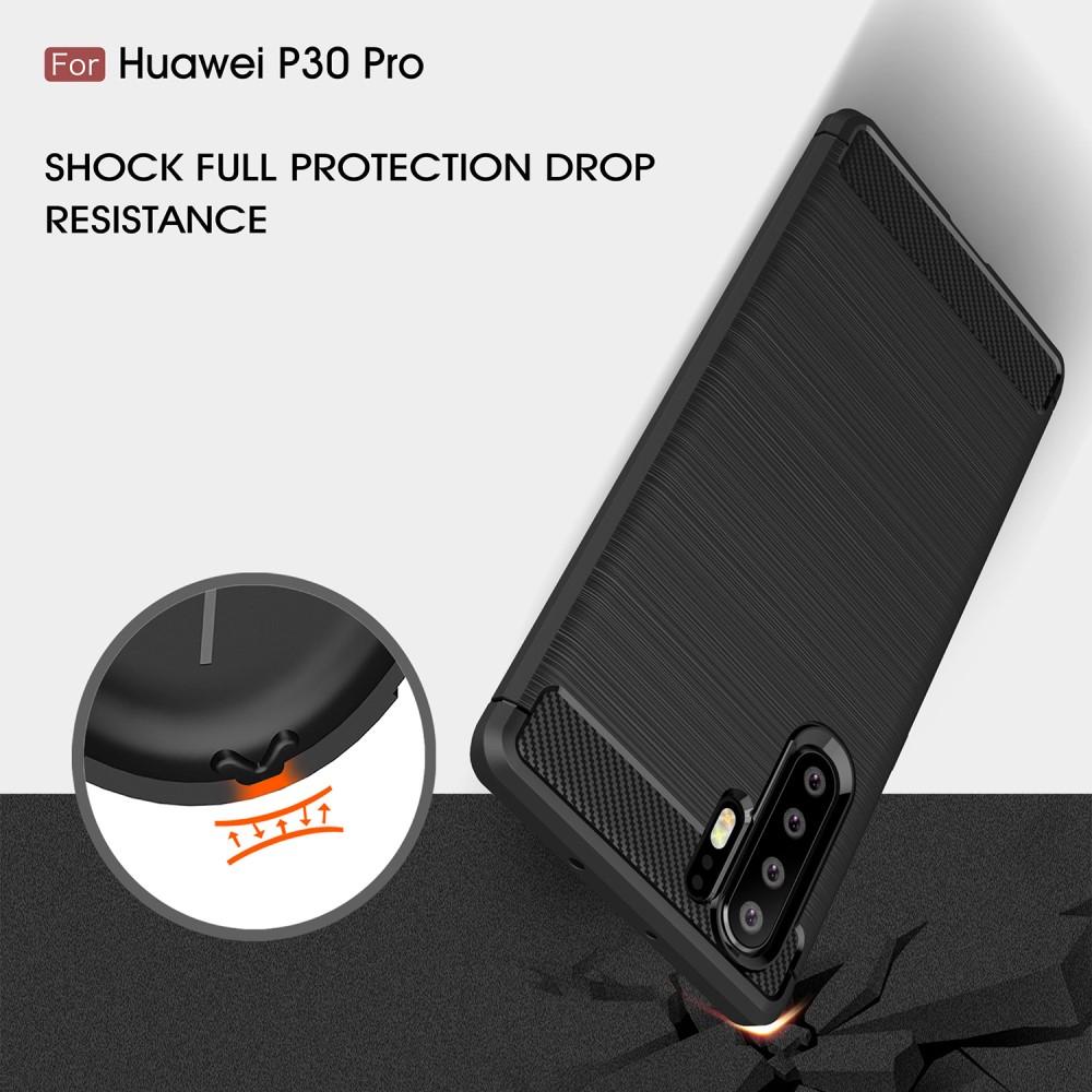 Brushed TPU Deksel Huawei P30 Pro black