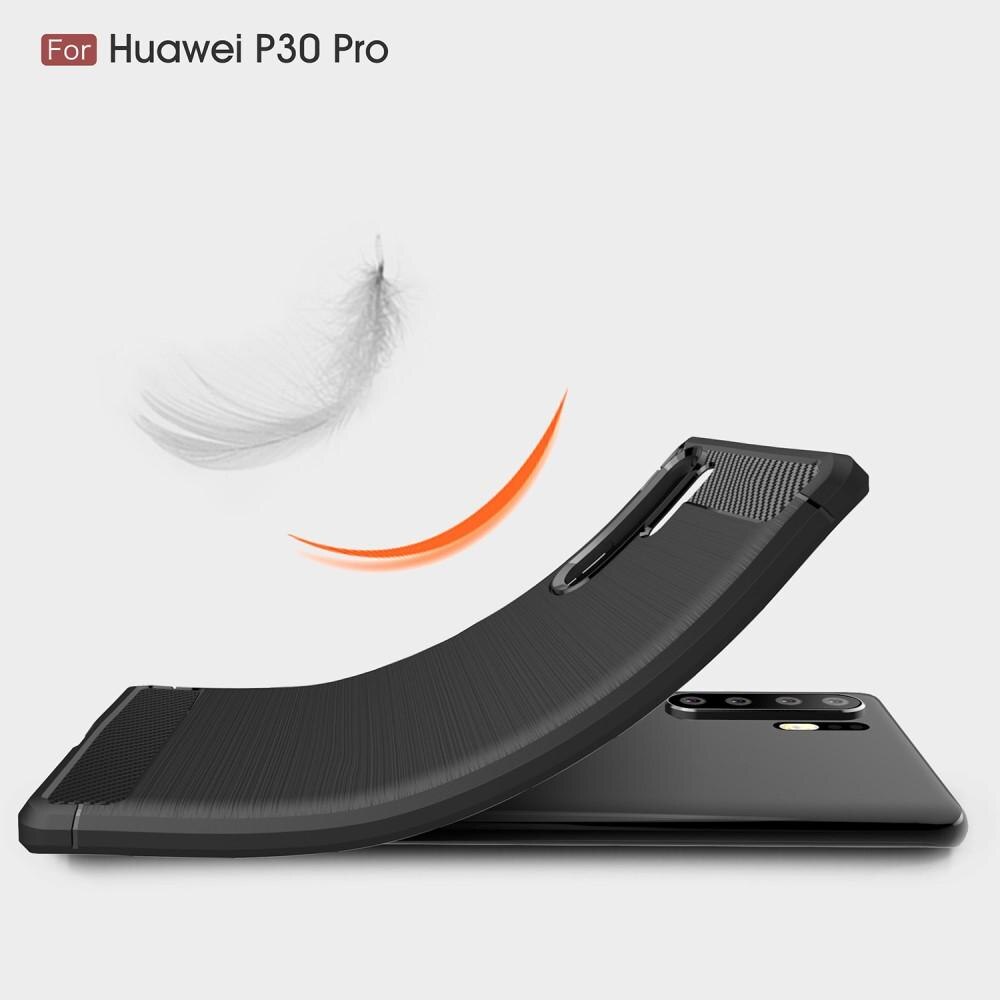 Huawei P30 Pro Deksel TPU Brushed Svart
