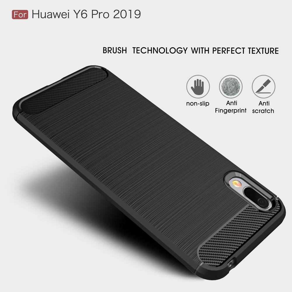 Brushed TPU Deksel Huawei Y6 2019 Black