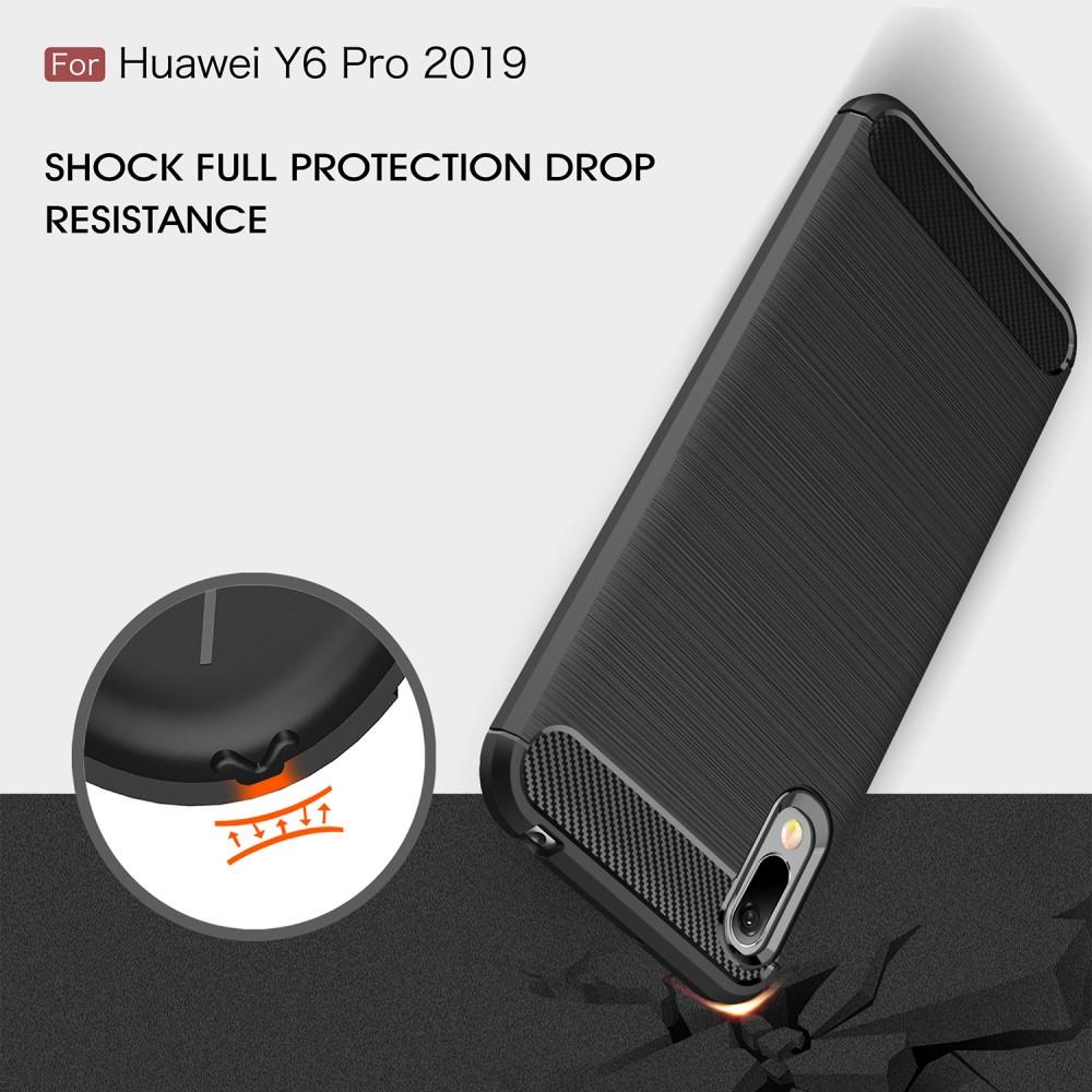 Brushed TPU Deksel Huawei Y6 2019 Black