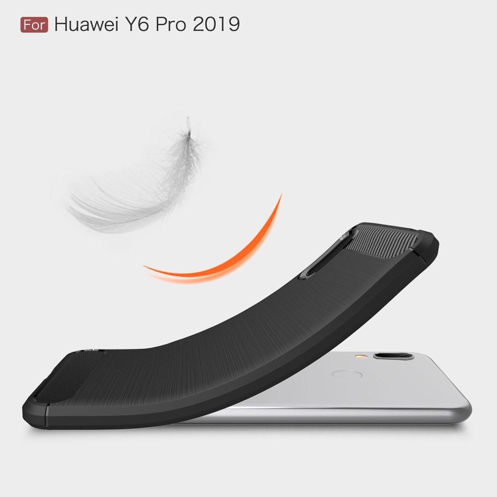 Brushed TPU Deksel Huawei Y6 2019 Black