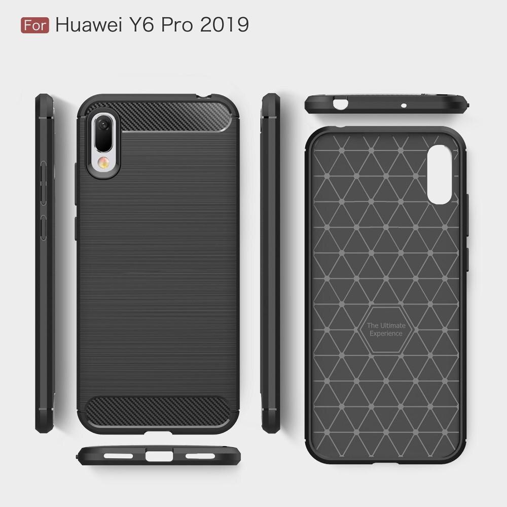 Brushed TPU Deksel Huawei Y6 2019 Black