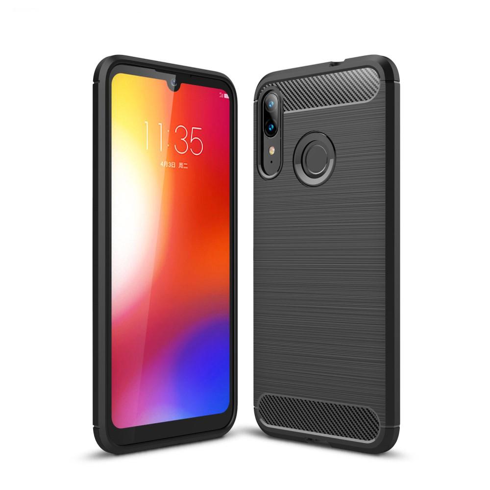 Brushed TPU Deksel Motorola Moto E6 Plus Black