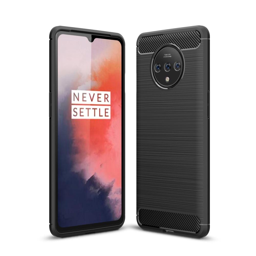 Brushed TPU Deksel OnePlus 7T Black