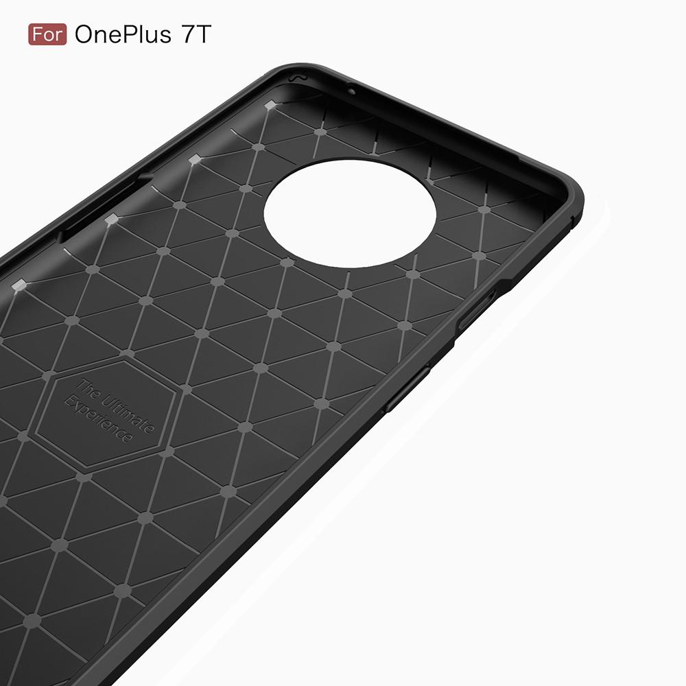 Brushed TPU Deksel OnePlus 7T Black