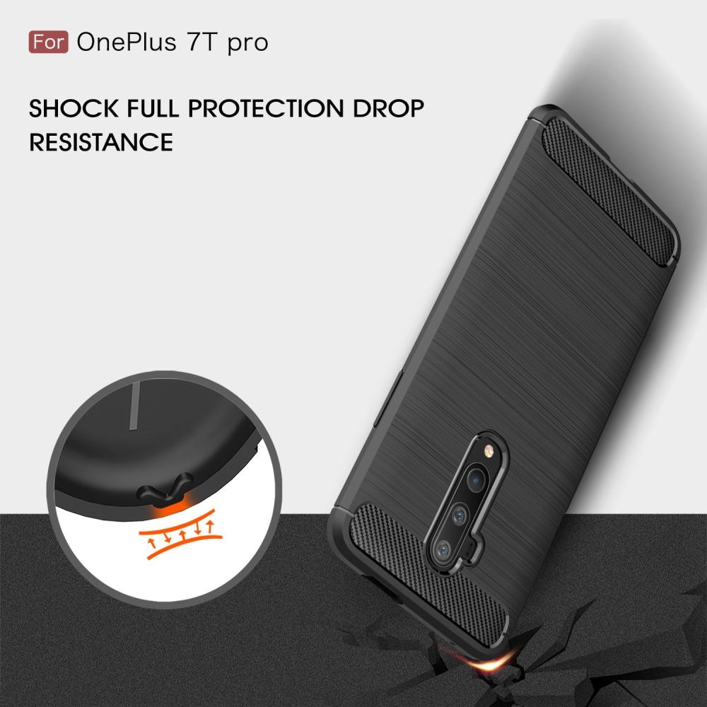 Brushed TPU Deksel OnePlus 7T Pro Black