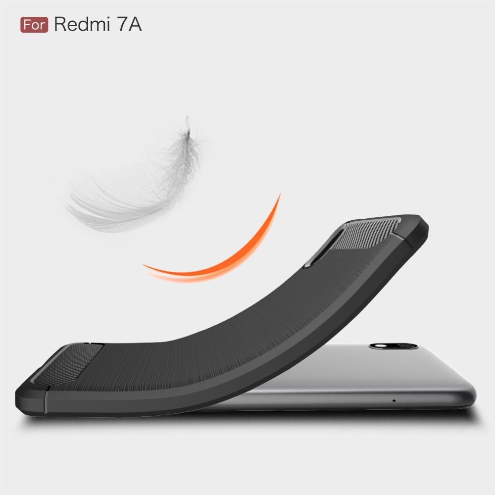 Brushed TPU Deksel Xiaomi Redmi 7A Black