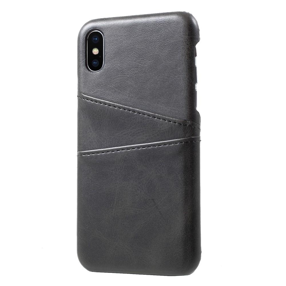 Card Slots Case iPhone X/XS svart