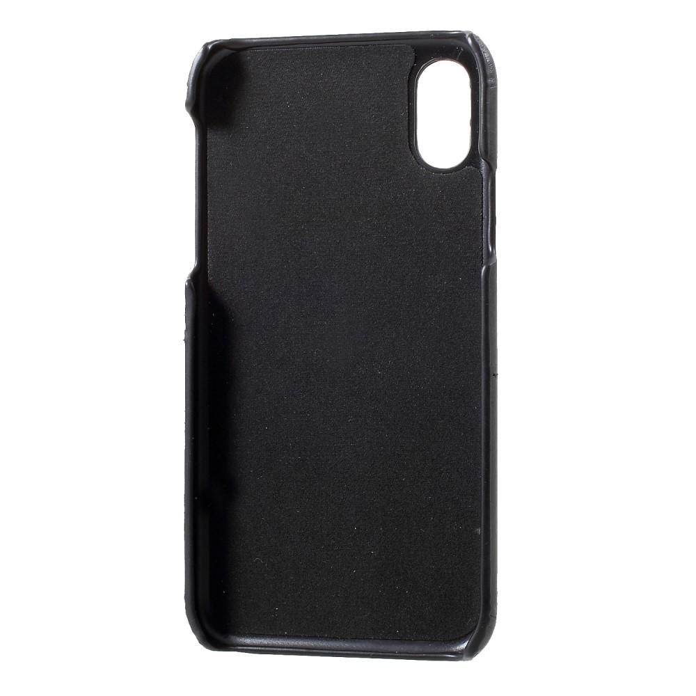 Card Slots Case iPhone X/XS svart