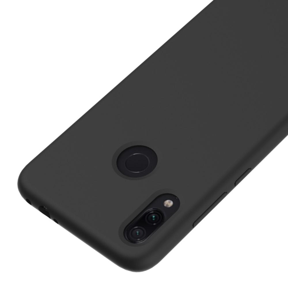 Liquid Silicone Case Xiaomi Redmi Note 7 Black