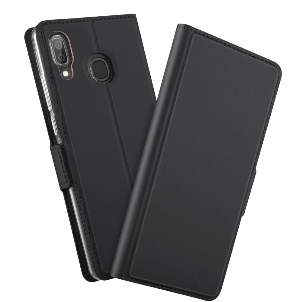 Slim Card Wallet Galaxy A40 svart