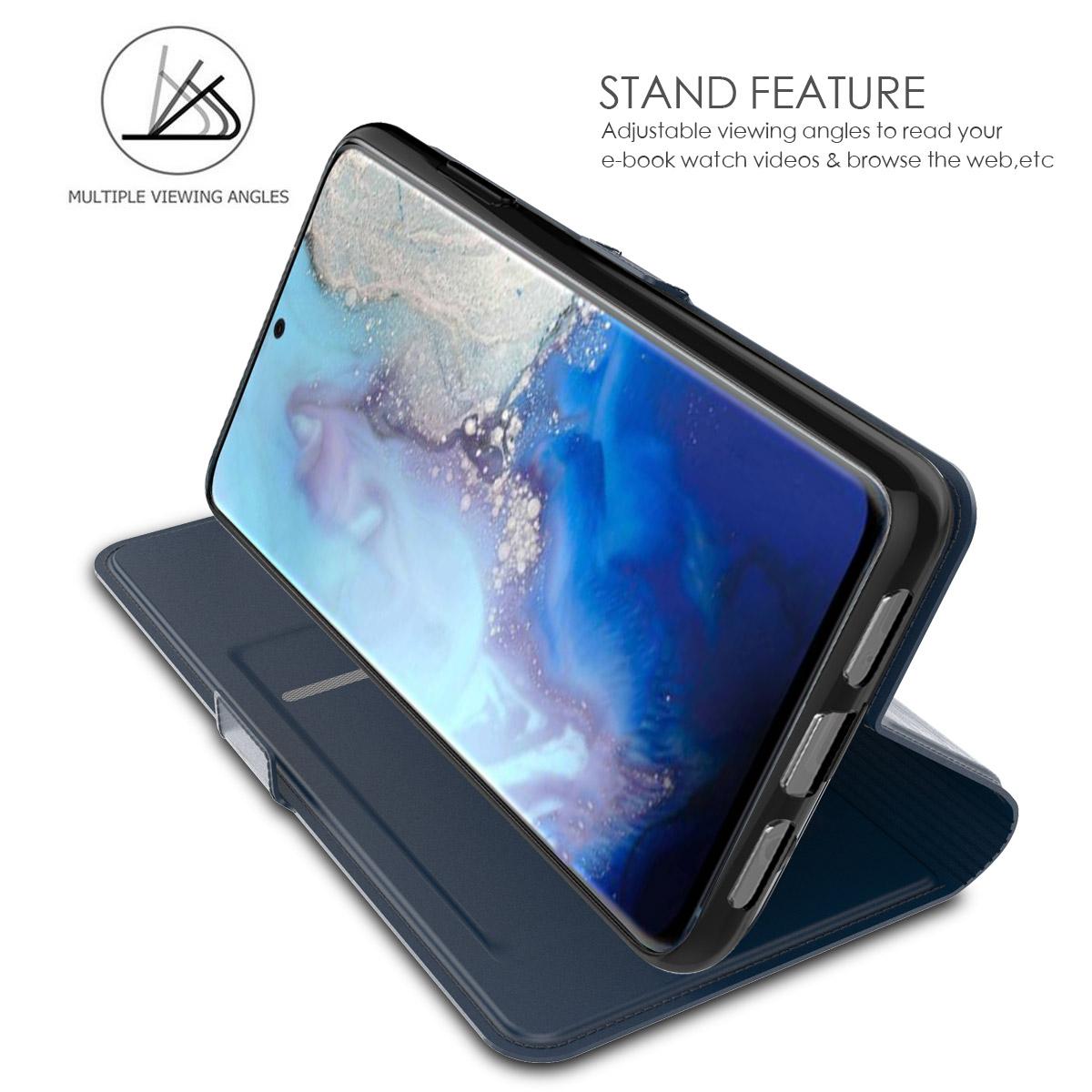 Slim Card Wallet Samsung Galaxy S20 blå