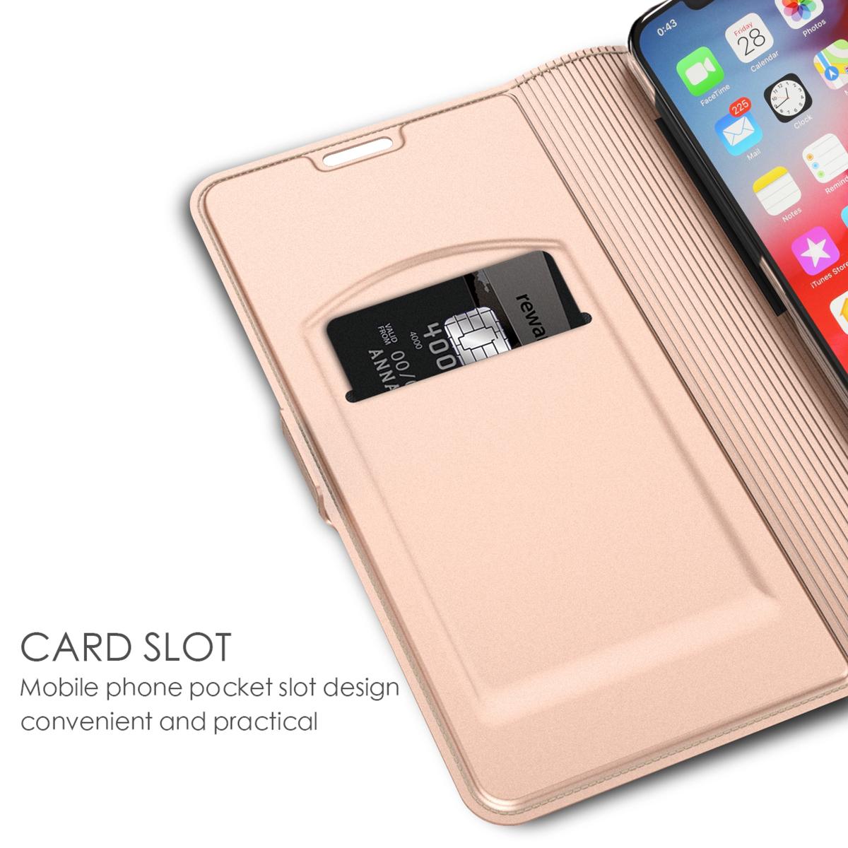 Slim Card Wallet iPhone 11 rosegull