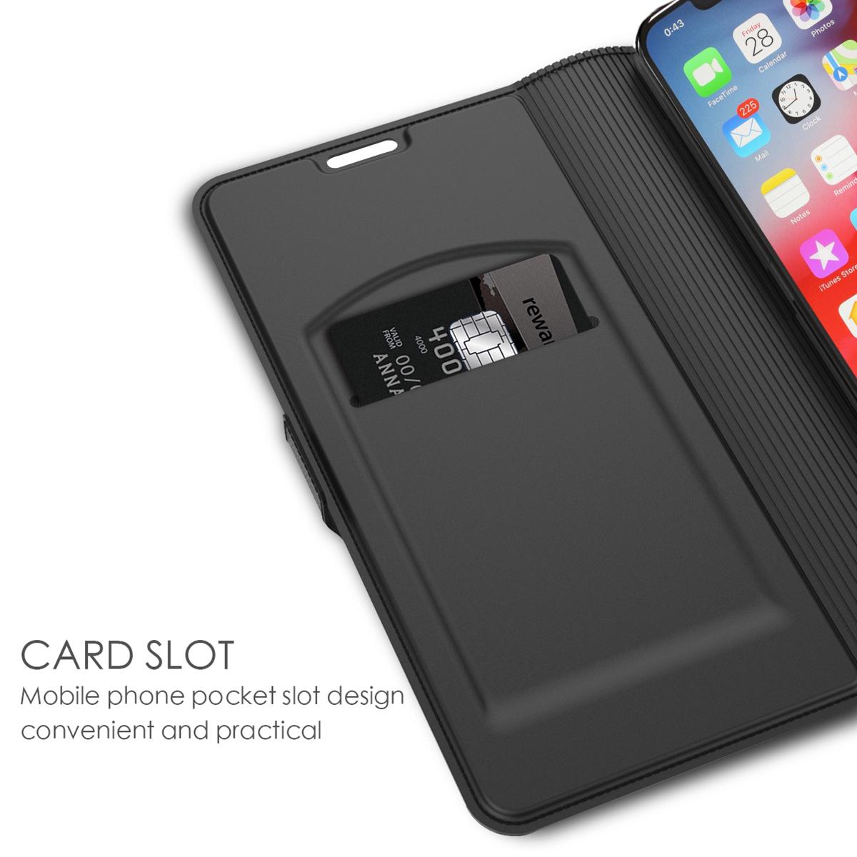 Slim Card Wallet iPhone 11 svart