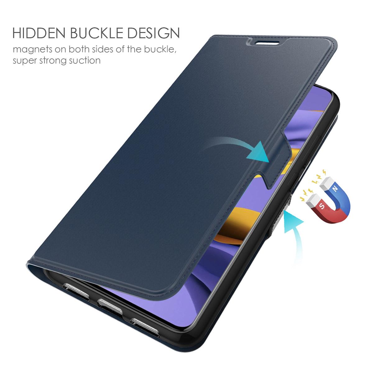 Slim Card Wallet Samsung Galaxy A51 blå