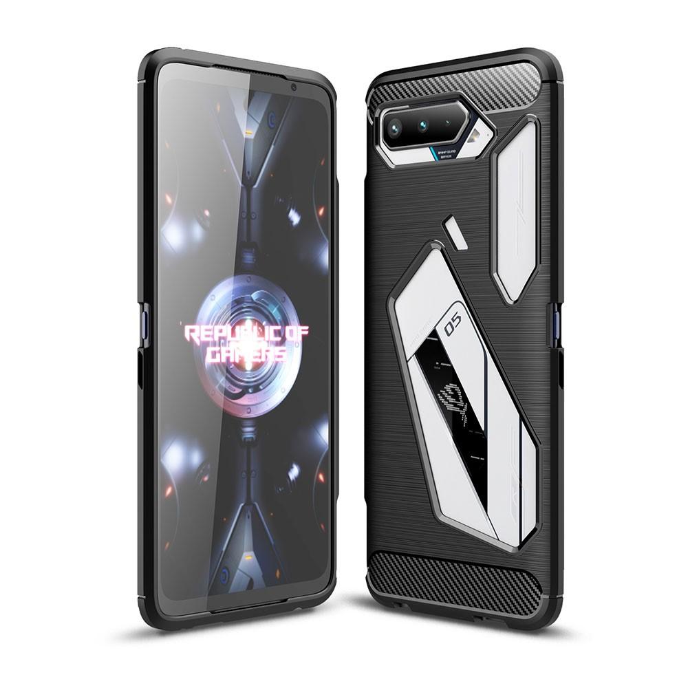 Brushed TPU Deksel Asus ROG Phone 5 Black